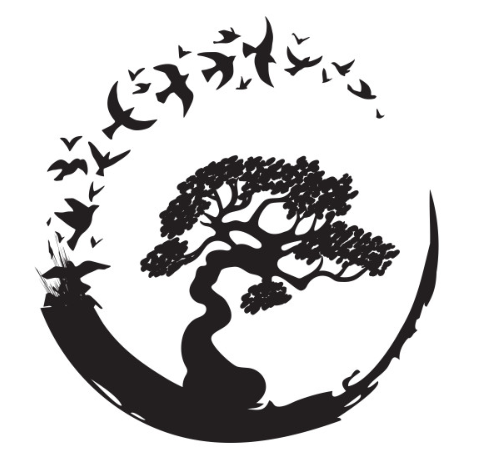 cercle zen arbre oiseaux