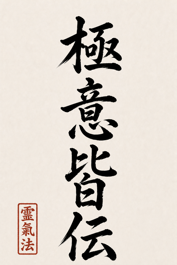 Gokui Kaiden 極意皆伝 Transmission complète des enseignements ultimes